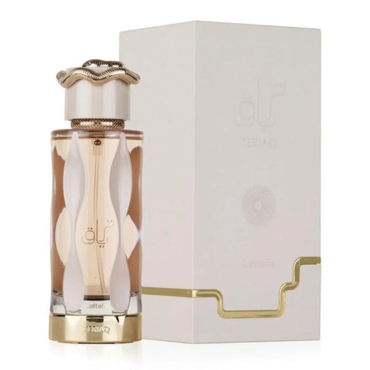 Parfum Lattafa Teriaq, apa de parfum, unisex inspiratie La Belle Jean Paul Gaultier