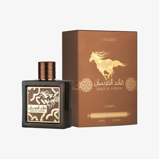 Parfum Lattafa Qaed Al Fursan Untamed, apa de parfum, unisex inspiratie Eros Najim Versace