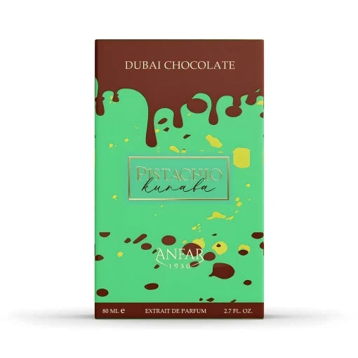 Parfum Anfar Pistachio Kunafa, Dubai Chocolate, extract de parfum, unisex