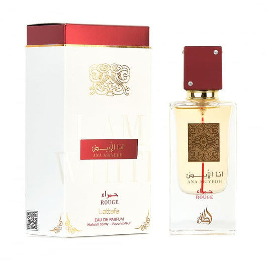 Parfum Lattafa  Ana Abiyedh Rouge, apa de parfum, femei inspiratie Baccarat Rouge 540 Maison Francis Kurkdjian