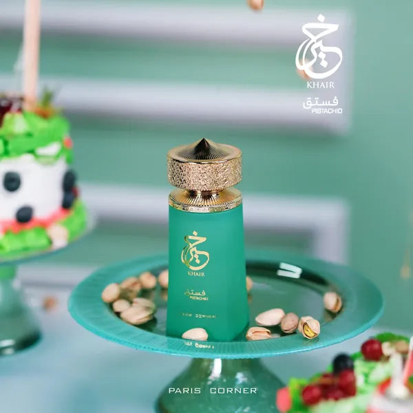 Parfum Paris Corner Khair Pistachio, apa de parfum, unisex inspiratie Yum Pistachio Gelato Kayali