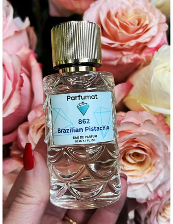 Parfum Tester Parfumat 862 Brazilian Pistachio, apa de parfum, 50 ml, unisex inspiratie Brazilian Crush Cheirosa 62 Sol de Janeiro